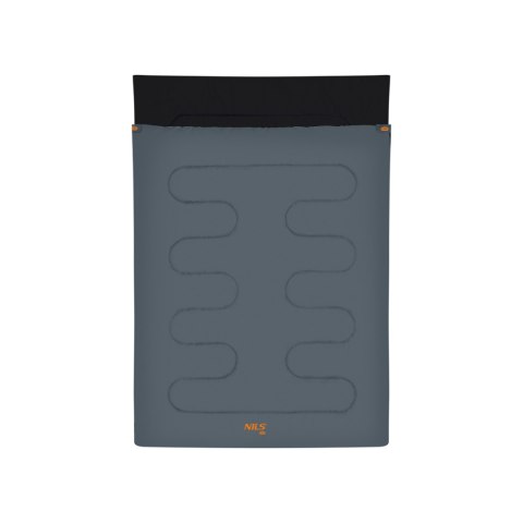 NC2001 ANTRACYT-POMARAŃCZOWY PODWÓJNY ŚPIWÓR NILS CAMP