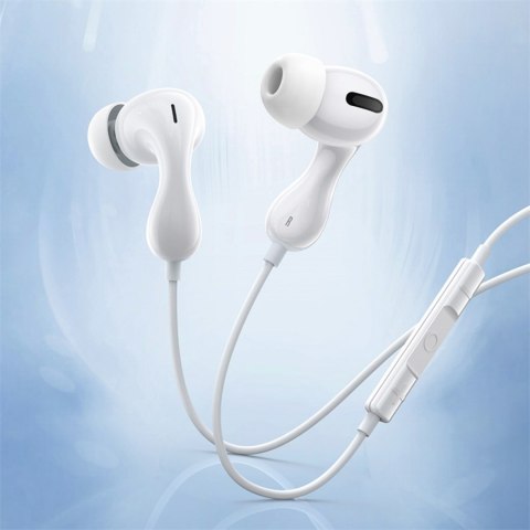 Słuchawki przewodowe douszne Encok CZ20 USB-C - białe