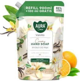 AURA Care Mydło Do Rąk Kremowe Wanilia 1000 ml Uzupełniające AHS-002-003
