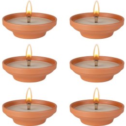 BISPOL - Znicz Ceramiczny Otwarty C004 - 6 szt.