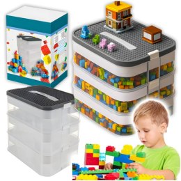 Pudełko Na Klocki- 3 Poziomy 22L Kruzzel 25757