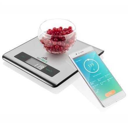 ETA Kitchen scales with smart application Nutri Vital Maximum weight (capacity) 5 kg, Graduation 1 g, Display type LCD, Silver ETA Kitchen scales with smart application Nutri Vital Maximum weight (capacity) 5 kg, Graduation 1 g, Display type LCD, Silver