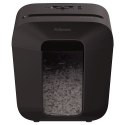 Fellowes Powershred LX25 Black, 11.5 L, Credit cards shredding, Cross-Cut Shredder, Paper handling standard/output 6 sheets per