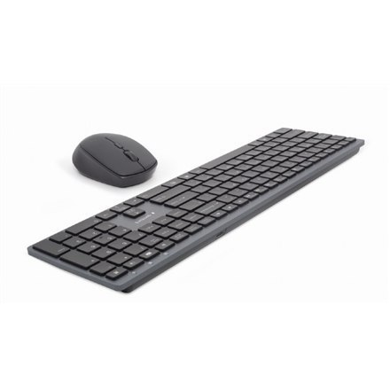 Gembird Backlight Pro Business Slim wireless desktop set 	KBS-ECLIPSE-M500 Keyboard and Mouse Set, Wireless, Mouse included, US