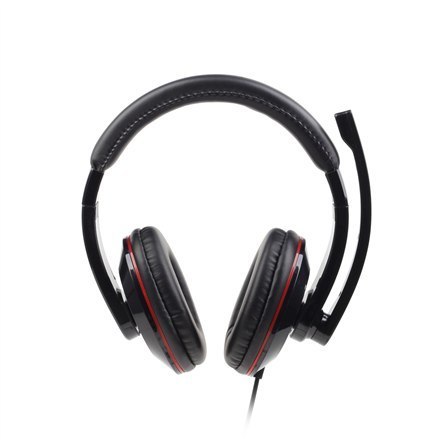 Gembird MHS-U-001 USB headphones USB, Glossy black, Built-in microphone Gembird MHS-U-001 USB headphones USB, Glossy black, Built-in microphone