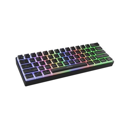 Genesis THOR 660 RGB Gaming keyboard, RGB LED light, US, Black, Bluetooth, Wired, Wireless connection, Gateron Red Switch Genesis THOR 660 RGB Gaming keyboard, RGB LED light, US, Black, Bluetooth, Wired, Wireless connection, Gateron Red Switch