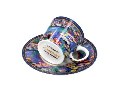 Filiżanka espresso - C. Monet, Lilie wodne (CARMANI)