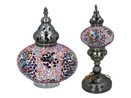 Lampa stołowa - klosz pojedynczy, wielokolorowy