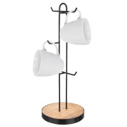 Metalowy Stojak na Kubki i Filiżanki na 6 Naczyń ORION