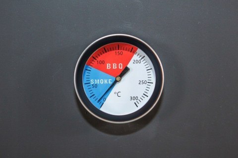 WĘDZARNIA OGRODOWA ZE STALI Z TERMOMETREM