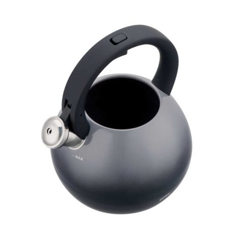 CZAJNIK STALOWY Z GWIZDKIEM 3L KLAUSBERG KB-7955 GRAFITOWY POŁYSK