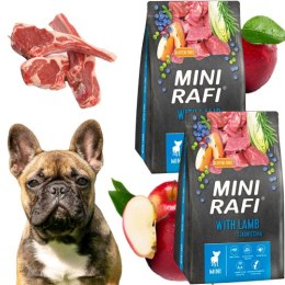 Sucha Karma Dla Psa RAFI MINI Adult z Jagnięciną 3 kg - 2 szt.