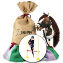 Worek prezentowy Hobby Horse Skippi z koniem gniado - srokatym i przeszkodą