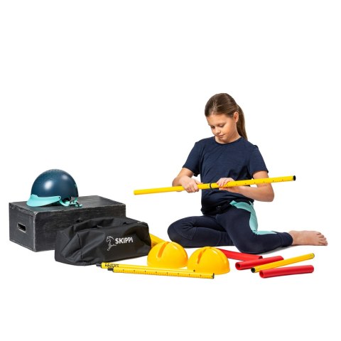 Worek prezentowy Hobby Horse Skippi z koniem gniado - srokatym i przeszkodą