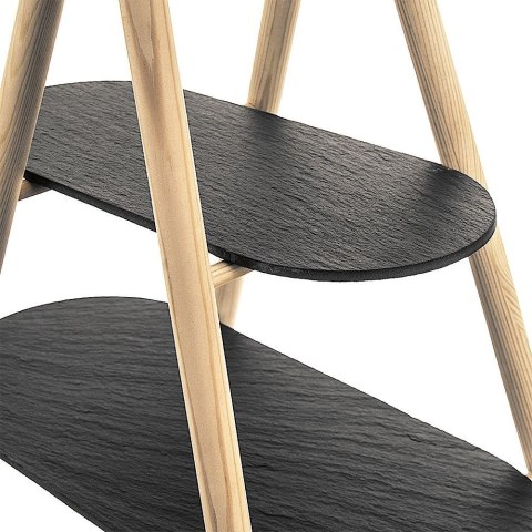 Patera Kamienna Drewniana ORION 2-Piętrowa