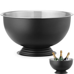 Misa do szampana ponczu stalowa 13 l śr. 393x214 mm - czarna