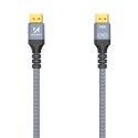 Kabel przewód DisplayPort z ceryfikatem VESA 80 Gb/s 16K HDR HDCP DSC 2m - czarny