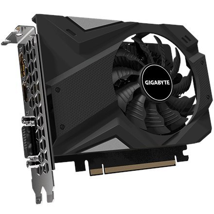 Gigabyte GV-N1656OC-4GD NVIDIA, 4 GB, GeForce GTX 1650, GDDR6, PCI-E 3.0 x 16, Processor frequency 1635 MHz, DVI-D ports quantit Gigabyte GV-N1656OC-4GD NVIDIA, 4 GB, GeForce GTX 1650, GDDR6, PCI-E 3.0 x 16, Processor frequency 1635 MHz, DVI-D ports quantit