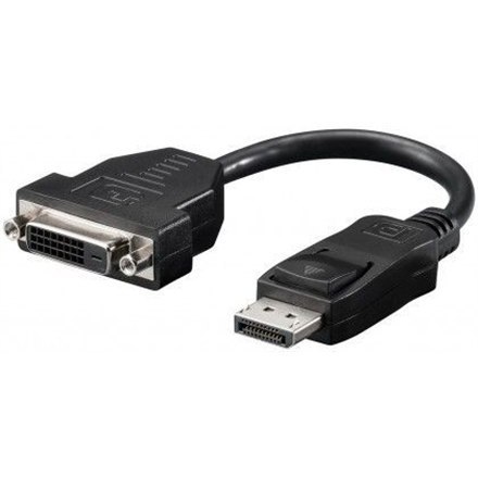 Goobay 69873 DisplayPort/DVI-D adapter cable 1.2, nickel plated Goobay 69873 DisplayPort/DVI-D adapter cable 1.2, nickel plated
