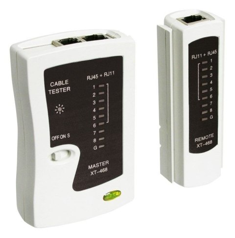 Goobay Network cable tester 68856 Black/White Goobay Network cable tester 68856 Black/White