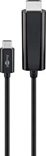 Goobay USB-C to HDMI Adapter cable 51768 1.8 m, Black Goobay USB-C to HDMI Adapter cable 51768 1.8 m, Black
