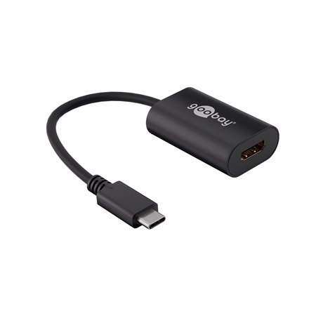 Goobay USB-C to HDMI adapter 38532 Black Goobay USB-C to HDMI adapter 38532 Black