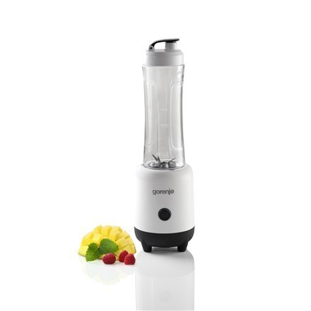 Gorenje Blender BSM600LBW Personal, 300 W, Jar material Plastic, Jar capacity 0.6 L, Ice crushing, White Gorenje Blender BSM600LBW Personal, 300 W, Jar material Plastic, Jar capacity 0.6 L, Ice crushing, White
