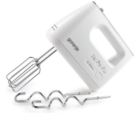 Gorenje Mixer M550CSDC Hand Mixer, 400 W, Number of speeds 5, Turbo mode, Chopper, White, Motor Power 550 W Gorenje Mixer M550CSDC Hand Mixer, 400 W, Number of speeds 5, Turbo mode, Chopper, White, Motor Power 550 W
