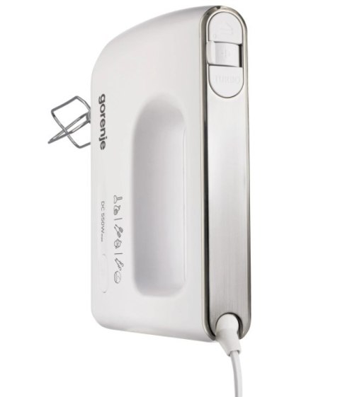 Gorenje Mixer M550CSDC Hand Mixer, 400 W, Number of speeds 5, Turbo mode, Chopper, White, Motor Power 550 W Gorenje Mixer M550CSDC Hand Mixer, 400 W, Number of speeds 5, Turbo mode, Chopper, White, Motor Power 550 W