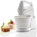 Gorenje Mixer with stand M450WS Hand Mixer, 450 W, Number of speeds 5, Turbo mode, White