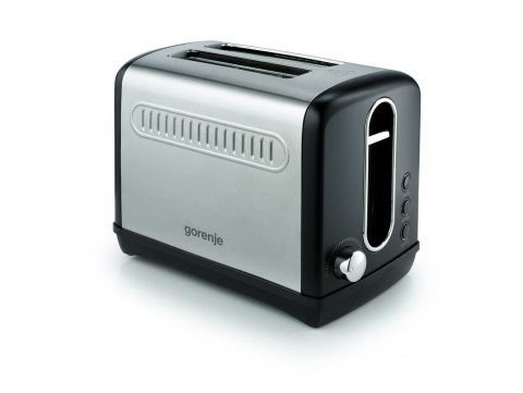 Gorenje Toaster T1100CLBK Power 1100 W, Number of slots 2, Housing material Plastic/Metal, Black Gorenje Toaster T1100CLBK Power 1100 W, Number of slots 2, Housing material Plastic/Metal, Black