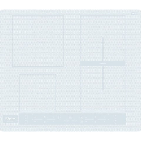 Hotpoint Hob HB 8460B NE/W Induction, Number of burners/cooking zones 4, Touch control, Timer, White Hotpoint Hob HB 8460B NE/W Induction, Number of burners/cooking zones 4, Touch control, Timer, White