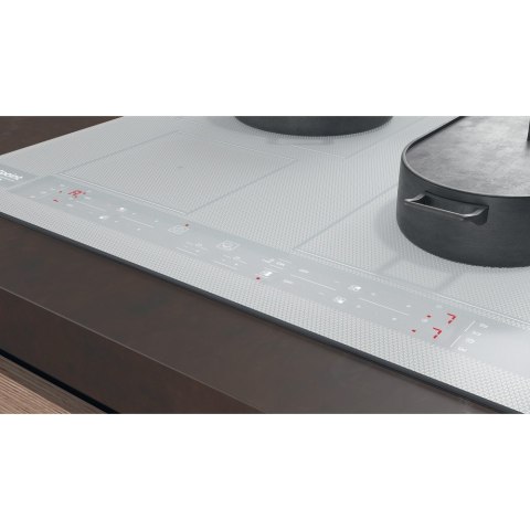 Hotpoint Hob HB 8460B NE/W Induction, Number of burners/cooking zones 4, Touch control, Timer, White Hotpoint Hob HB 8460B NE/W Induction, Number of burners/cooking zones 4, Touch control, Timer, White