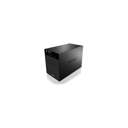 ICY BOX IB-3640SU3, external 4-bay JBOD system for 3,5" SATA I/II/III HDD, USB 3.0 + eSATA, black ICY BOX IB-3640SU3, external 4-bay JBOD system for 3,5" SATA I/II/III HDD, USB 3.0 + eSATA, black