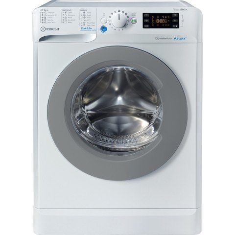 INDESIT Washing machine BWE 71283X WS EE N Energy efficiency class D, Front loading, Washing capacity 7 kg, 1200 RPM, Depth 57.5