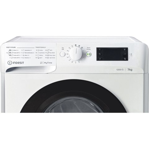 INDESIT Washing machine MTWE 71252 WK EE Energy efficiency class E, Front loading, Washing capacity 7 kg, 1200 RPM, Depth 54 cm, INDESIT Washing machine MTWE 71252 WK EE Energy efficiency class E, Front loading, Washing capacity 7 kg, 1200 RPM, Depth 54 cm,