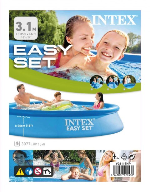 Intex Easy Set Pool Blue, 30x61 cm Intex Easy Set Pool Blue, 30x61 cm