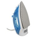 Iron Mesko MS 5023 Blue/White, 2200 W, With cord, Anti-scale system, Vertical steam function