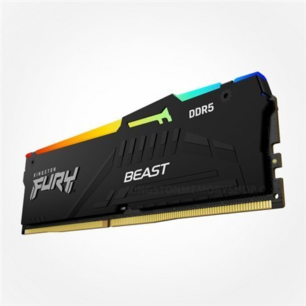 Kingston Fury Beast RGB 32 Kit (16GBx2) GB, DDR5, 5200 MHz, PC/server, Registered No, ECC No, 2x16 GB Kingston Fury Beast RGB 32 Kit (16GBx2) GB, DDR5, 5200 MHz, PC/server, Registered No, ECC No, 2x16 GB