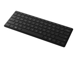 Kompaktowa klawiatura Microsoft Designer Wireless, 288 g, Połączenie bezprzewodowe, Matowa czerń, Bluetooth