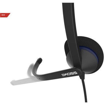 Koss Headphones CS200 USB Headband/On-Ear, USB, Microphone, Black, Koss Headphones CS200 USB Headband/On-Ear, USB, Microphone, Black,