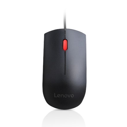 Lenovo Essential USB Wired Mouse, 1600 DPI, 1.8 m, 3 Buttons, Black Lenovo Lenovo Essential USB Wired Mouse, 1600 DPI, 1.8 m, 3 Buttons, Black Lenovo