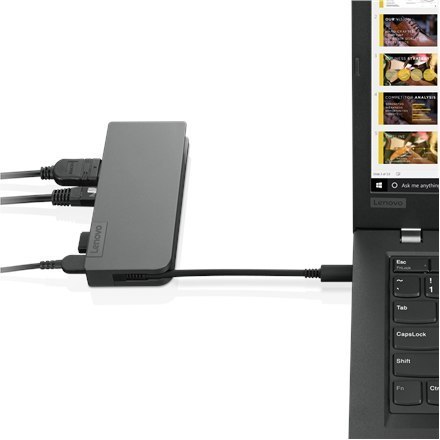 Lenovo Powered USB-C Travel Hub Ethernet LAN (RJ-45) ports 1, VGA (D-Sub) ports quantity 1, USB 3.0 (3.1 Gen 1) ports quantity 1 Lenovo Powered USB-C Travel Hub Ethernet LAN (RJ-45) ports 1, VGA (D-Sub) ports quantity 1, USB 3.0 (3.1 Gen 1) ports quantity 1