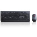 Lenovo Professional Wireless Combo Keyboard & Mouse (US English with Euro symbol) Numeric keypad, Mouse battery: 2AA batteries (