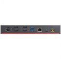 Lenovo ThinkPad Hybrid USB-C with USB-A Dock (Max displays: 2, Max resolution: 4K/60Hz, Supports: 2x4K/60Hz, 1xEthernet LAN (RJ-