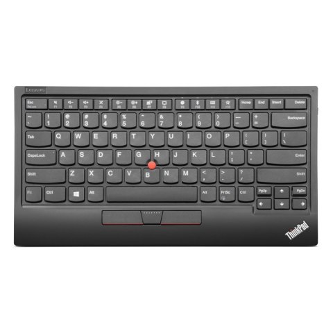 Lenovo ThinkPad TrackPoint Keyboard II Bluetooth 5.0 + 2.4 GHz Wireless - Nano USB dongle, układ angielski, kolor: Pure Black Lenovo ThinkPad TrackPoint Keyboard II Bluetooth 5.0 + 2.4 GHz Wireless - Nano USB dongle, układ angielski, kolor: Pure Black