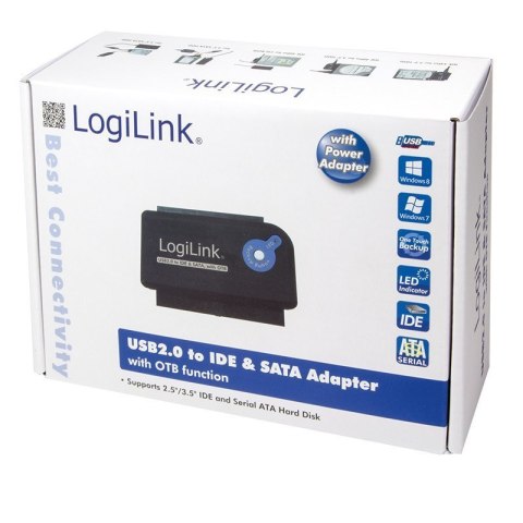 Logilink Adapter USB 2.0 to IDE and SATA (2.5" and 3.5") Logilink Adapter USB 2.0 to IDE and SATA (2.5" and 3.5")