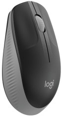 Logitech Full size Mouse M190 	Wireless, Mid Grey, USB