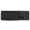 Logitech K120, US Keyboard, Keyboard layout QWERTY, USB Port, 1.5 m, Black, US International, 550 g