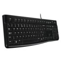 Logitech K120, US Keyboard, Keyboard layout QWERTY, USB Port, 1.5 m, Black, US International, 550 g